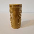 Retro Vaas Okergeel Tikibar Fifties Stijl thumbnail 2