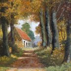 Marinus Van Eys (20ste Eeuw).olieverf Op Doek. thumbnail 3