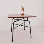 Grote Mid-Century Design Bijzettafel, Vintage 1960S Tafel thumbnail 4