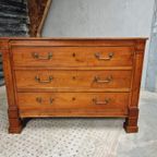 Antieke Ladekast Dressoir Commode Louis Philippe thumbnail 3