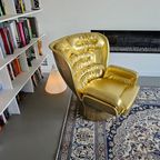 Golden Limited Edition Elda Chair By Joe Colombo For Longhi Italy No. 19/20 thumbnail 5