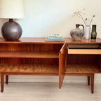 Vintage Strak Sideboard Tv-Meubel Teak Jaren 60 thumbnail 5