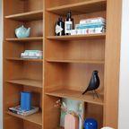Vintage Grote Eiken Boekenkast Deens | Fineer Oak Danish thumbnail 8