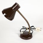 Hala Zeist - Bureaulamp - Model 703 - Flexibele Hals - Bruin - 60'S thumbnail 6