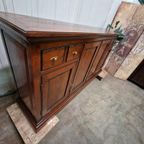 Klassieke Donker Kersen Dressoir, Wandtafel, Console thumbnail 5