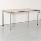 Ahrend 700 Bureau, Bladkleur Naar Keuze, 160 X 80 Cm, Hoogte Instelbaar D.M.V. Handslinger thumbnail 2