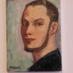 Olieverf Op Doek, Portret Van Een Jonge Man thumbnail 4