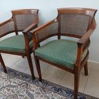 Set Van 2 Schuitema Jugendstil Armleuning Stoelen thumbnail 2