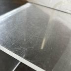 Set Van 2 Vintage Plexi Curved Bijzettafeltjes / Sidetables thumbnail 9