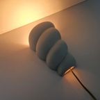 Vintage Italiaanse Keramiek Muur Lamp Wolk. thumbnail 4