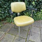 Mid Century Groene Gispen Stoel Met Armleuningen 1950S thumbnail 4