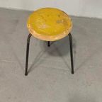 Vintage Industriëlle Kruk, Geel thumbnail 15