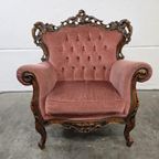 Vintage Barok Fauteuil / Éénzit / Retro Stoel thumbnail 14