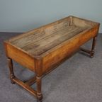 Antieke Side Table/ Dressoir Met Opbergruimte Onder Het Blad thumbnail 9