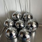 Vintage Chrome Bollen Lamp Retro Space Age thumbnail 5