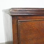 Antieke Engelse Ladekast/ Commode Voorzien Van 5 Lades En Een Geweldig Patina thumbnail 13