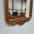 Vintage, Antieke Wandconsole Sidetable, Wandtafel Met Marmer Blad En Spiegel thumbnail 16