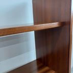 Jaren 50/60 Scandinavisch Wandmeubel Wandrek (teak-grenen-fineer) thumbnail 6