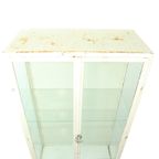 Oude Metalen Apothekerskast Medicijnkast Glas Industrieel 1970S thumbnail 9