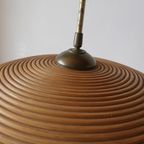 Vintage Rotan Bamboe / Koper Hanglamp Gabriella Crespi thumbnail 7