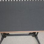 Gietijzeren Grote Terrastafel Met Formica Tafelblad. thumbnail 8