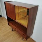 Vintage Mid Century Highboard, Kast, Barkast, Wandmeubel 910 thumbnail 12