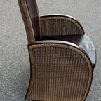 Eetkamerset Eettafelset 6 Stoelen En Eettafel Eikenhout En Riet Rotan Lloyd Loom thumbnail 18