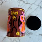 Groot Vintage Bewaar Blik Met Uilenmotief thumbnail 10