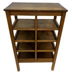 Art Deco Wandkast Vakkenkast Jaren 30 Eiken Open Kast thumbnail 14