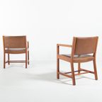 Set Of 2 Borge Mogensen Armchairs For Soborg Mobelfabrik, 1960’S Denmark thumbnail 4