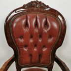 Brocante Vintage Franse Louis Xv Stoel, Fauteuil 2010 thumbnail 8