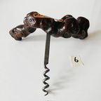 Vintage Franse Bernard Siret Kurkentrekker 6 Wortelhout Wijnstok 1930’s thumbnail 5
