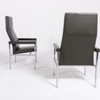 Pair Of High Back Armchairs From <<<brand>>>, 1980’s Denmark thumbnail 8