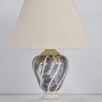 Vintage Jar Tafellamp Marmer Keramiek France 1980 Regency thumbnail 10