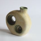 Space Age Ceramic Vase With Holes By Nikos Dazelidis, Athens 1960S thumbnail 7