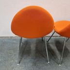 Artifort Set Van 2 Cocon Fauteuils Oranje Fauteuil Stoel thumbnail 12