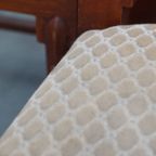 Mooie Set Van 4 Houten Art Deco Design Eetkamerstoelen Met Een Rieten Zitting En Rugleuning thumbnail 12