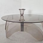 Space Age Salontafel Van Perspex En Glas thumbnail 8