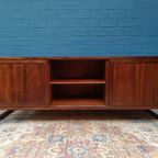 Vintage Palissander Lowboard, Deens Design Van Mørke Møbelfabrik, Jaren 60 thumbnail 8