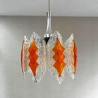 Toffe Hanglamp 70’S Van Frosted Acryl Glas thumbnail 2