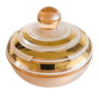 Art Deco Bonbonnière Roze Goud Glas Sieradendoosje 1950’s thumbnail 3