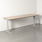 Aspa Bureau, Bladkleur Naar Keuze, 200 X 80 Cm, Hoogte Instelbaar Onderstel thumbnail 2