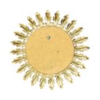 Mid Century Verkoperd Metalen Zonnespiegel Deknudt Convex 50Cm thumbnail 12