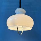 Vintage Mid Century Opaline Melkglazen Hanglamp thumbnail 2