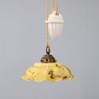 Antieke Art Deco Hanglamp / Pendellamp thumbnail 4