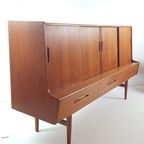 Vintage Deens Highboard | Drankenkast Buffetkast Teak Danish thumbnail 11