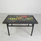 Vintage Tegeltafel Met Afbeelding Van Stierengevecht, Jaren 50 thumbnail 9