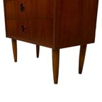 Vintage Deense Ladekast Kastje Jaren 60 Teak Fineer thumbnail 21