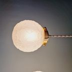 Art Deco Hanglamp Van Gesatineerd Glas (5 Beschikbaar) thumbnail 4