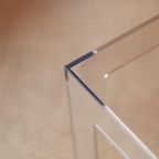 Paar Plexiglas Bijzettafels thumbnail 5